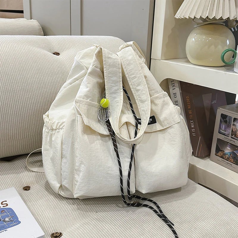 👜Large-Capacity Drawstring Convertible Tote Backpack