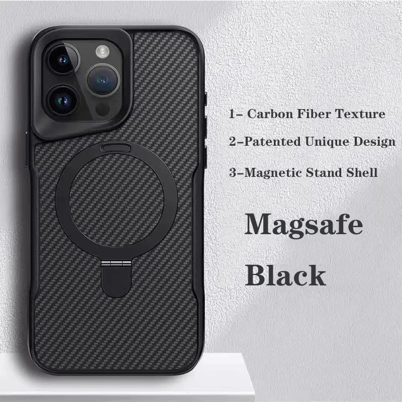 Fiber Textured Backplate Magsafe Magnetic Case
