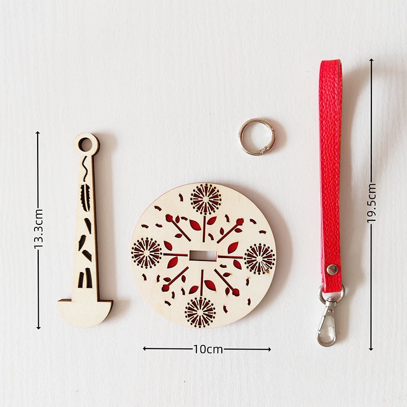 Wooden Portable Yarn Holder - The Perfect Tool for Crochet Enthusiasts