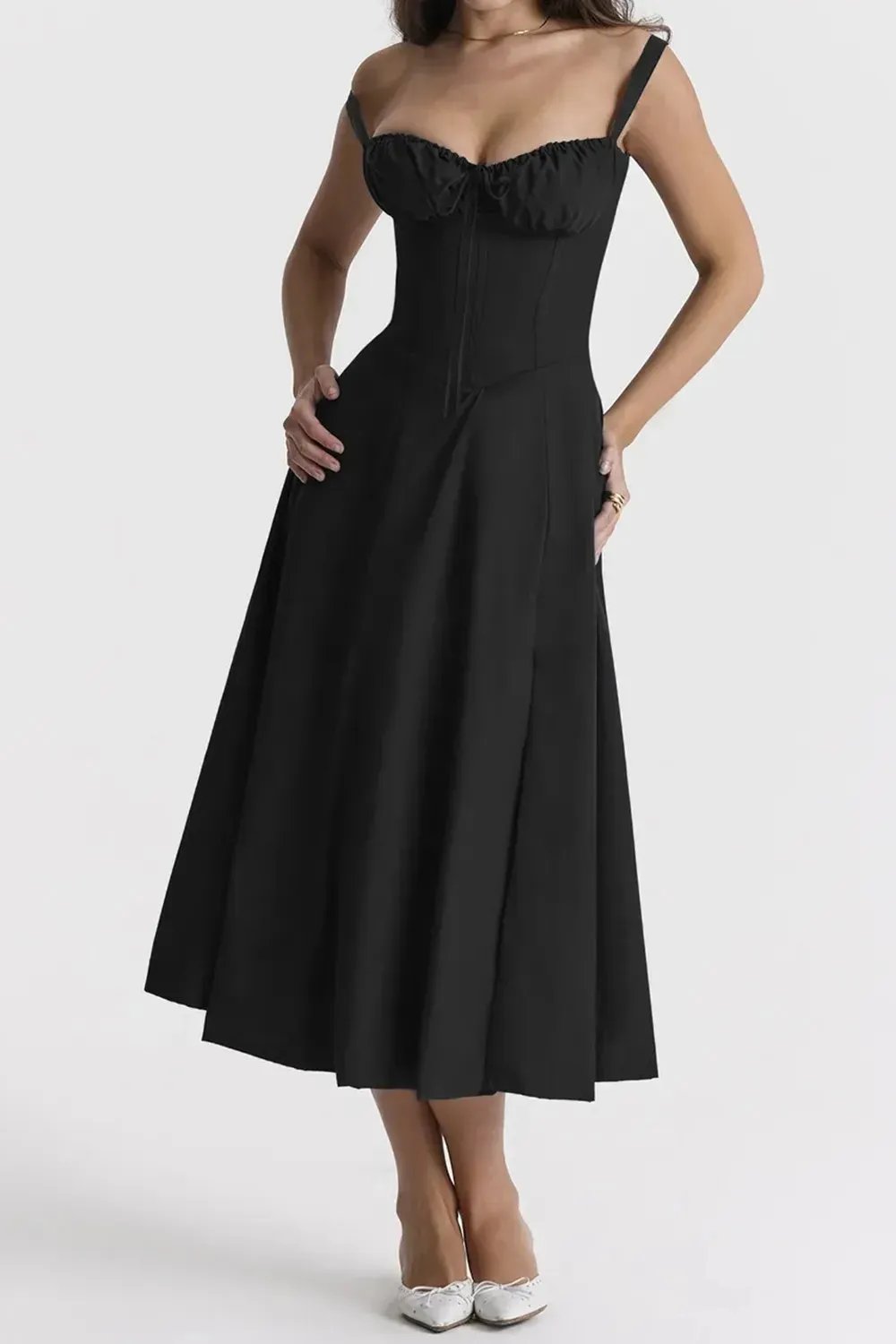 🌸Women's Floral Strapless Dress 🌸Slim-Fit, Waist-Cinching, and Body-Sculpting Style