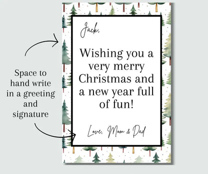 🎄📚Christmas Gift Card Book🎁Surprises On Every Page📚Hardcover & Durability Line