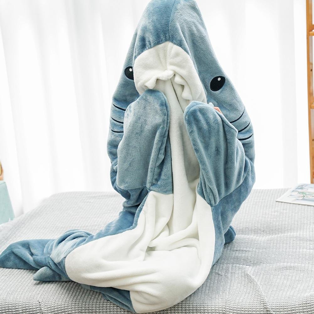 Shark Blanket Walking on the beach