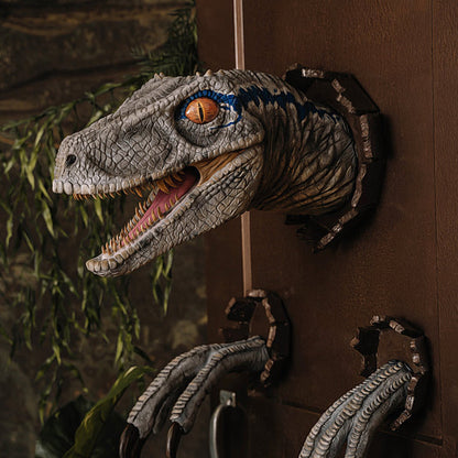 Wall Bursting Velociraptor Decorations