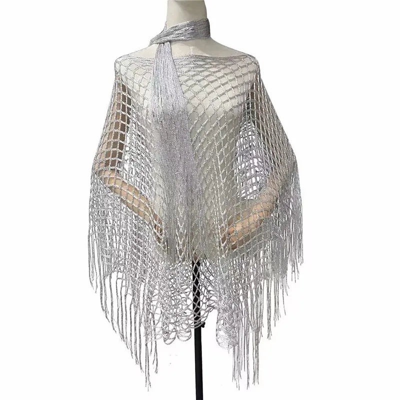 💐Summer Metallic Crochet Cover-Up – Lightweight, Flowy & Effortlessly Stylish summer outfit
