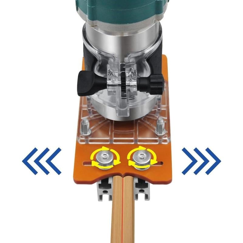 2-in-1 Invisible Fastening Nut Slotting Base