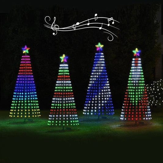 Multi-Color LED Animated Outdoor Christmas Tree