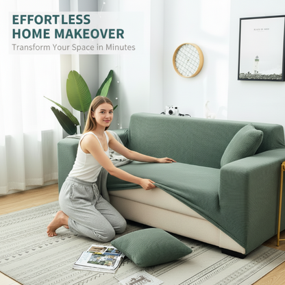 Jacquard Knitted Stretch Sofa Cover