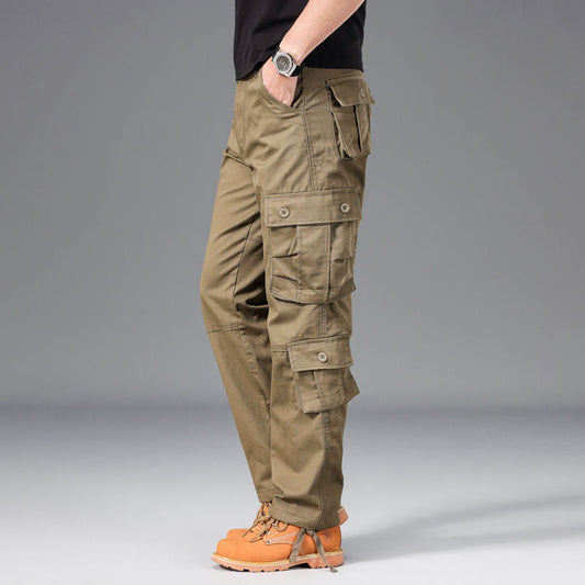 👖Men's Classic Multi-Pocket Cargo Pants – Cotton Blend & Utility Fit