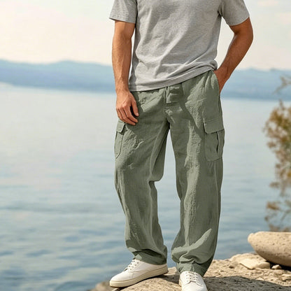 👖🌿Men's Cotton Linen Cargo Pants