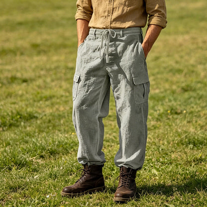 👖🌿Men's Cotton Linen Cargo Pants