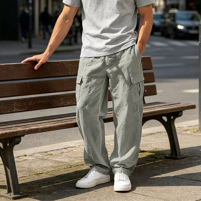👖🌿Men's Cotton Linen Cargo Pants