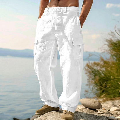 👖🌿Men's Cotton Linen Cargo Pants