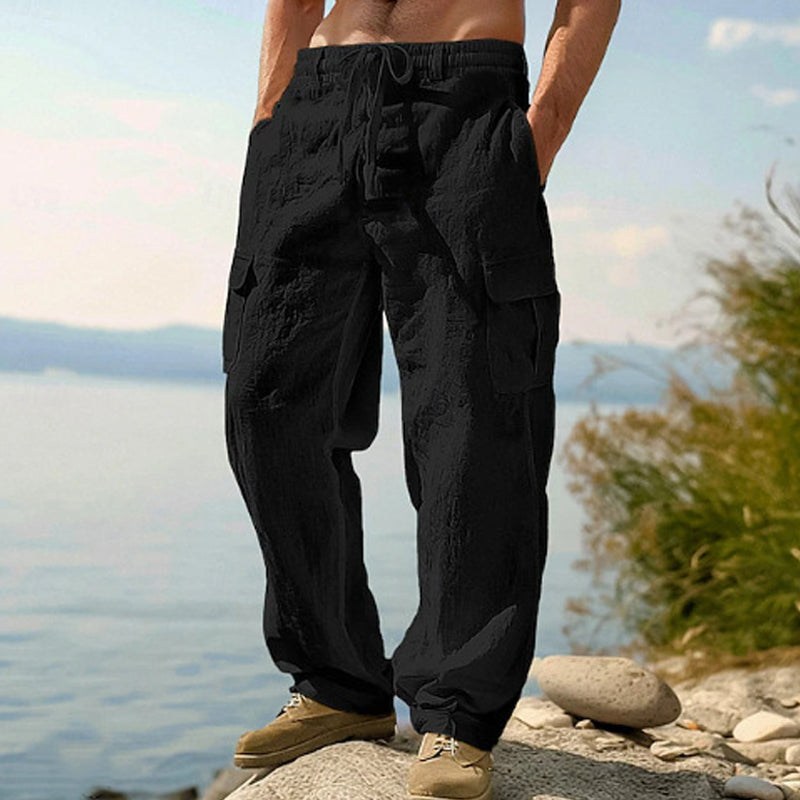 👖🌿Men's Cotton Linen Cargo Pants