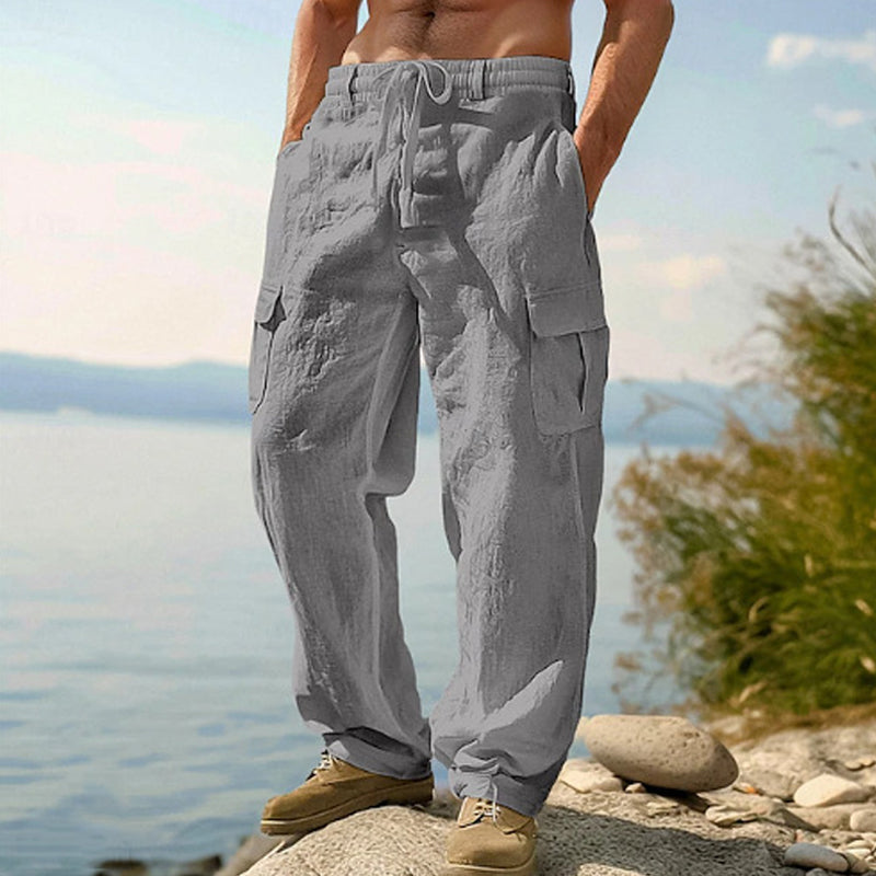 👖🌿Men's Cotton Linen Cargo Pants