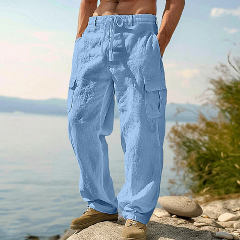 👖🌿Men's Cotton Linen Cargo Pants