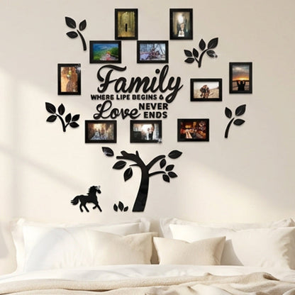 3D Family Tree Photo Frame Wall Sticker